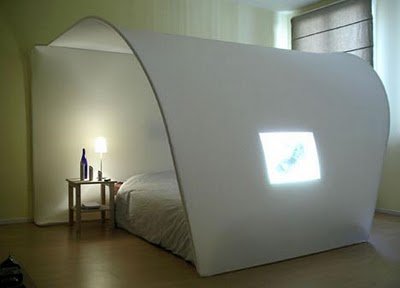 Furniture Design  on Furniture Design Two Functions  Curved Canopy Bed And Built In