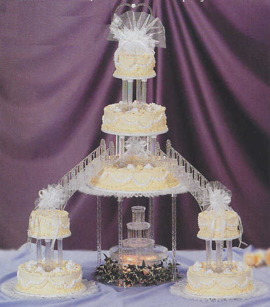 pictures of wedding cakes with stairs. Fountain Wedding Cakes