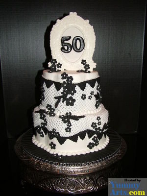 60th Birthday Cake on 50th Birthday Cake Decorations 2010