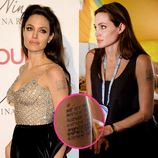 Check out the shots of her tattoo earlier and today and tell us 
