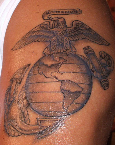 military tattoo design