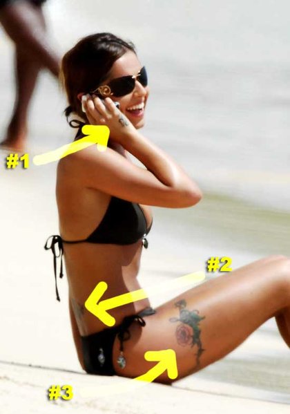 Lets face it, Cheryl Cole's other tattoos 