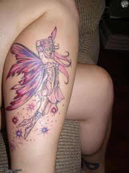 cute tattoos on your foot. cute fairy tattoos designs