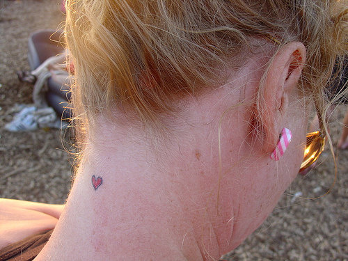 small heart tattoos for girls. Small Heart Tattoos For Girls.