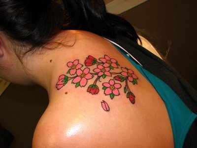 pretty flower tattoos. small flower tattoo on wrist.