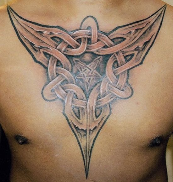  chest. admin 8 April 2010. Cross Tattoo 10