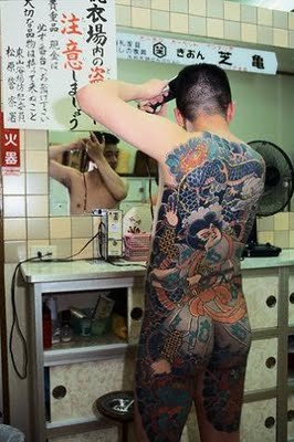 Japanese Tattoo Gallery on Back Body Man