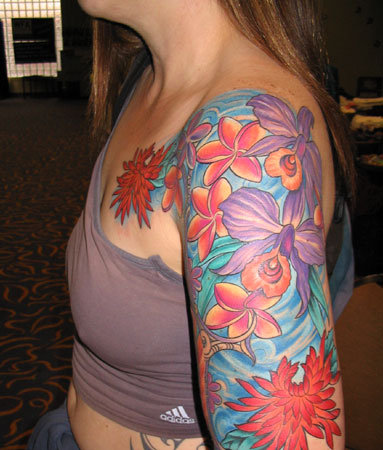 How about a small tattoo of a seedling or small flower and add to it every