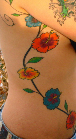 ancient egyptians angelina jolie back tattoos beautiful flower butterfly 
