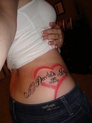 Love Tattoo Letter Girls