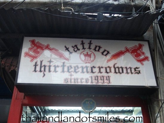There are many tattoo shops in Thailand, in Pattaya alone there must be 500, 
