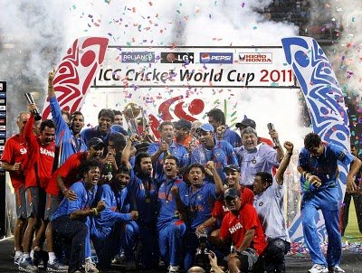 world cup 2011 winners celebration. Only photo apr cup and became