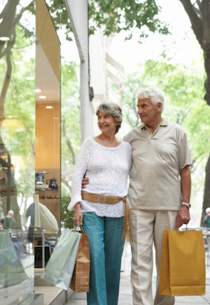 elderly shopping elderly shopping