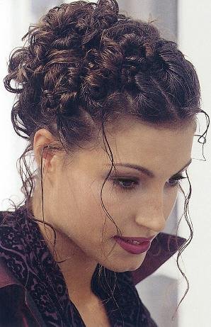 mod bob hairstyle_11. lovely curl updo