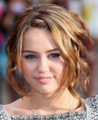 miley cyrus hairstyles updos. Miley Cyrus Updo Hairstyle