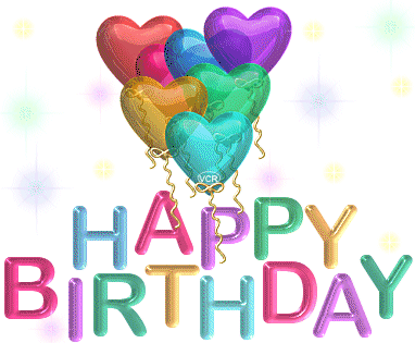 happy birthday balloons gif. Birthday Balloons: Happy 16