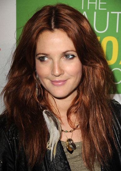 Drew Barrymore Red Hair Color Ideas