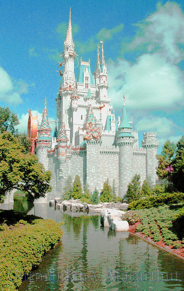 gtukwem: disney castle cartoon