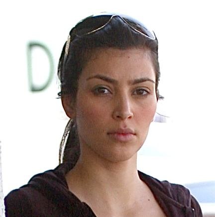 kim kardashian no makeup on. Kim Kardashian without Make Up