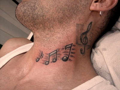 music notes tattoos. Music Note Tattoos – Another
