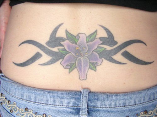 star tattoo lower back. Star Tattoos For Girls Lower