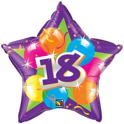 Birthday Party Decorations Clipart. 18th Birthday Party