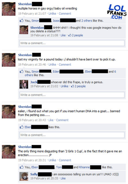 funny facebook status. hair Facebook Status Quotes:
