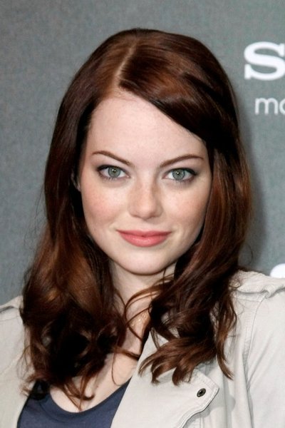 emma stone red hair. girlfriend Emma wore a hot red