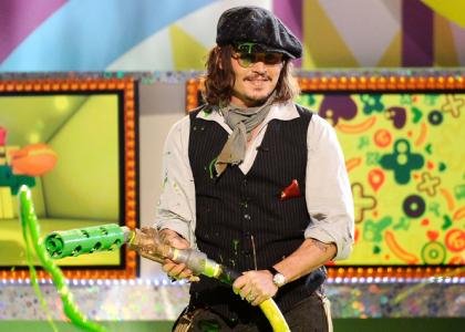 johnny depp 2011 kca. Johnny Depp Wins Kids#39; Choice