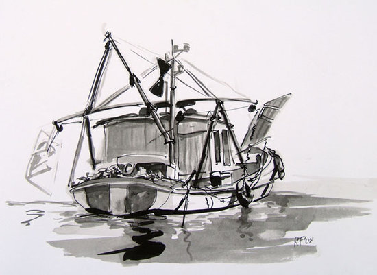 shrimp boat clip art free - photo #32