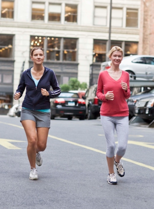 friends running friends running