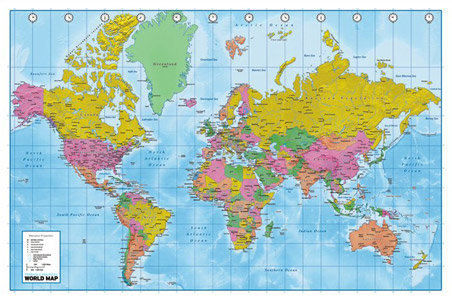 world map outline with countries labeled. books Map outline, world