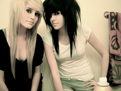 Emo Hair With Extensions. tattoo Brown Hair to Honey