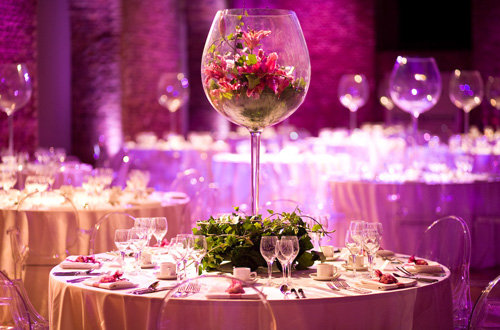 goldfish bowl decorations. Wedding Table Decoration Ideas