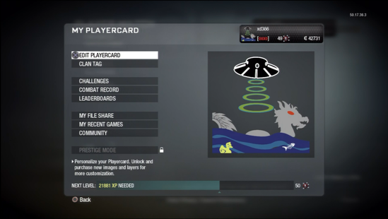 cool black ops player card ideas. cool black ops emblems