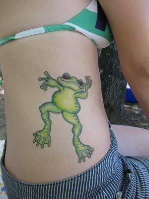 tree frog tattoo. frog tattoo designs. Tree Frog