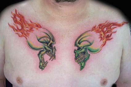 mexican day of the dead skull tattoo. day of dead skull tattoos.