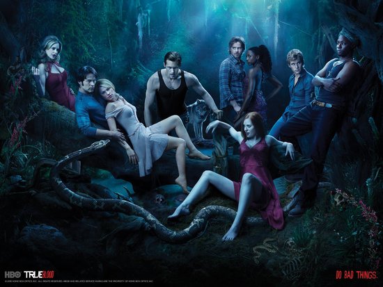 true blood cast. Film serial True Blood.