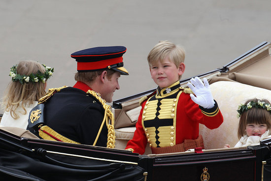 royal wedding carriage procession. in the Carriage Procession