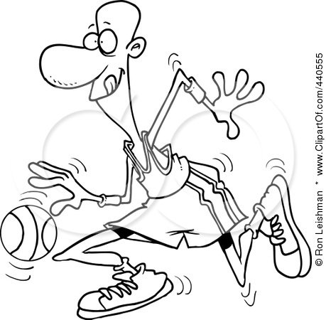 Clipart Basketball Player. cartoon asketball clipart