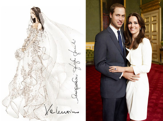 kate middleton and william wedding. Kate Middleton Wedding Dress