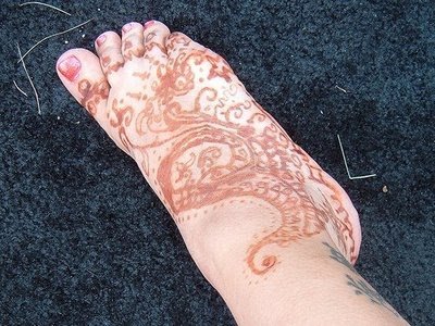 Henna Tattoo Ideas on Henna Foot Tattoo Pictures
