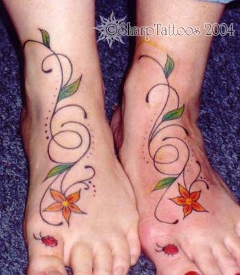 Foot Tattoo Designs on Tribal Tattoos   Meaning Of A Lotus Flower  Tribal Swallow Tattoos 4