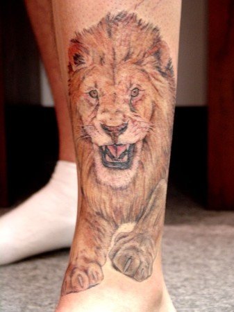 Back Japanese Lion Tattoos 15 