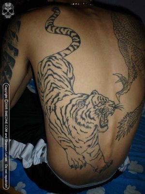 Japanese Tiger Tattoo 1 