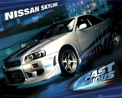 Nissan Skyline R34 Fast And Furious 4 nissan skyline r34 2 fast 2