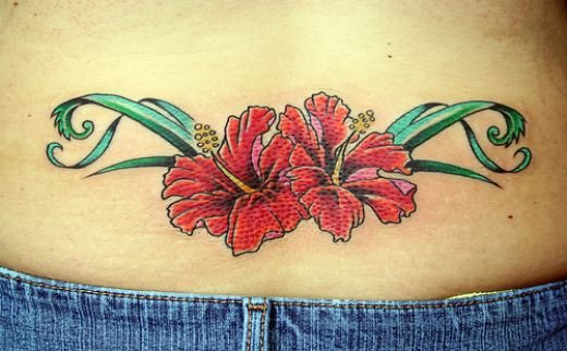 david beckham tattoos jesus_07. hawaiian tattoos on back. Hawaiian Flower Tattoos; Hawaiian Flower Tattoos