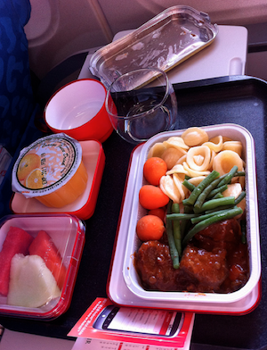 airplane food airplane food