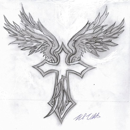tribal wings tattoo
