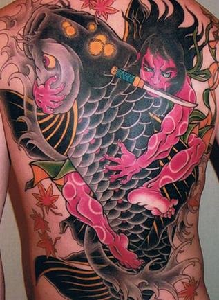 Japanese tattoo design is